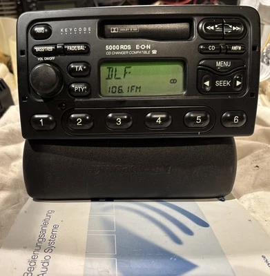 Ford 5000 RDS EON CD Changer Compatible Autoradio 96AP-18K876-BA + Code Geprüft - Bild 1 von 4