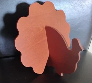 Longaberger Woodcrafts Spice Stain 3 D Turkey FREE SHIPPING! - Picture 1 of 1