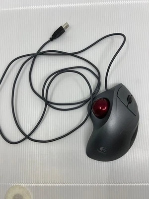 Logitech Trackman Marble USB Wired Mouse Model 810-000766 - Image 1 of 2