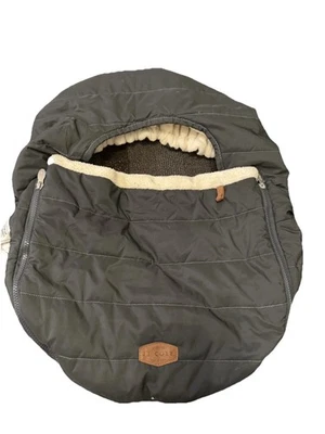 Carrinho de bebê acolchoado JJ Cole Footmuff com forro de lã - Imagem 1 de 4