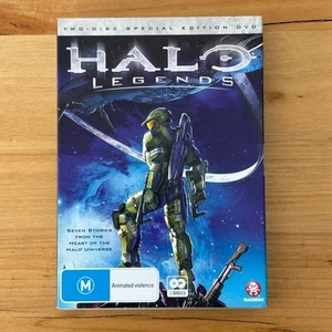 Halo Legends 2 Disc Special Edition DVD Madman Studios PAL 2+4 VGC - Picture 1 of 6