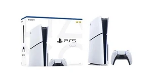 PlayStation 5 Slim, Disc Edition - Includes PS5 Console & DualSense Controller - Picture 1 of 5