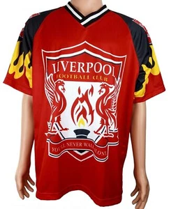 Vintage Liverpool LFC Football Club Jersey Satin Official England Soccer Enfield - Picture 1 of 12