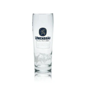 Löwenbräu Sammlerglas Bierglas 0,5l Zugspitze Design Sonderedition Liebhaber - Bild 1 von 3
