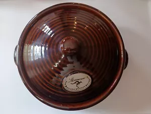 Old Ballarat Pottery Australia Stoneware Ceramic Casserole Dish w/lid Vintage GC - Picture 1 of 16