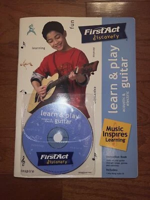 First Act Discovery Learn and Play Acoustic and Electric Guitar w/Play Along CD - Image 1 of 4