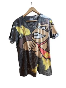Genuine Donkey Kong T-Shirt - 2015 Bioworld Nintendo - Used (faded) XL (READ) - Picture 1 of 5