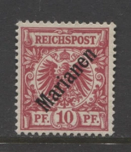 Colonias alemanas 1899 ISLAS MARIANAS 10 Pf edición temprana como nueva** firmado $840.00 - Imagen 1 de 1
