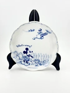 Disney Character Sango Japan Plate - Mickey Mouse And Donald Duck - Picture 1 of 2