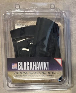BLACKHAWK SERPA w/ STRIKE Holster w/Belt Paddle Attachment Beretta 92/96 NEW Box - Picture 1 of 4