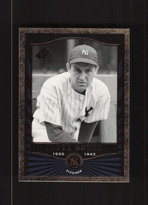 2001 SP Legendary Cuts #82 Lefty Gomez