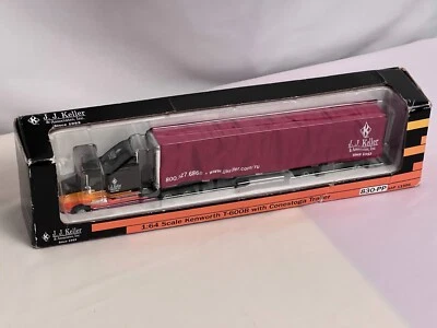 New SpecCast J.J. Keller 1:64 Kenworth T-600B w/Conestoga Trailer #830-PP NOS - Image 1 of 2
