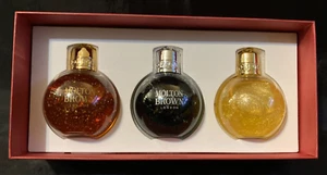 Molton Brown Festive Bauble Body Wash Gift Set 3 Baubles at 2.5 oz Each NIB - Picture 1 of 3