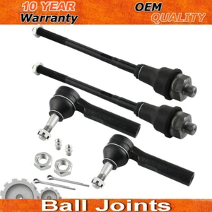 Fit Chevy Suburban Cadillac Escalade Inner + Outer Tie Rod End Link Front LH RH - Picture 1 of 7