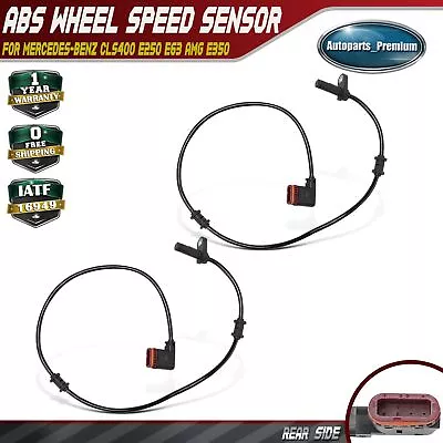 2x Sensor de Velocidade de Roda ABS Traseira para Mercedes-Benz CLS400 E250 E63 AMG E350 E400 - Imagem 1 de 4