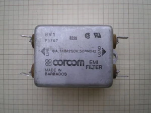 CORCOM EMI FILTER 6A 120/240VAC - Picture 1 of 1
