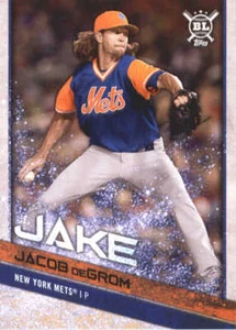 Jacob deGrom Mets 2018 Topps Big League giocatori weekend foto varianti #219 - Foto 1 di 2