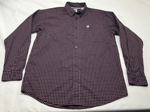 Cinch Mens M Floral Geometric Shirt Multicolored Western Long Sleeve Button Down - Picture 1 of 7
