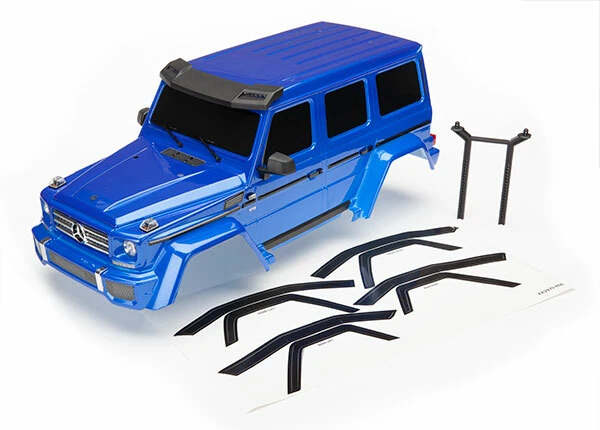 TRAXXAS 8811X Carrozzeria Mercedes G500 Blu TRX BODY BLACK MERCEDES BENZ G500 - Immagine 1 di 1
