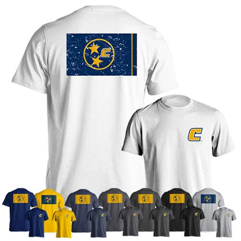 University of Tennessee Chattanooga UTC Mocs School Flag Short Sleeve T-shirt Cover