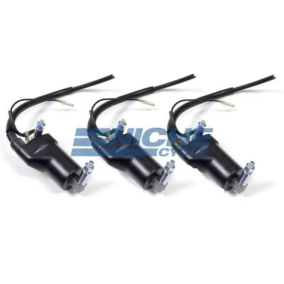 Bobina de ignição Kawasaki H1 KH500 H2 750 vela de ignição conjunto de 3 # 21121-064 - Imagem 1 de 3