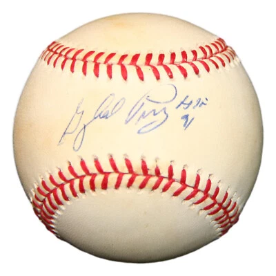 Gaylord Perry Signed ONL Baseball Autographed w/HOF Giants PSA/DNA AL87550 - Image 1 of 4