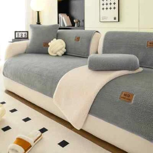 Sherpa Sofabezug Rutschfest Dekorativ Universal für Wohnzimmer und Couch - Bild 1 von 10