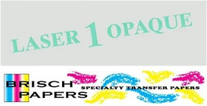 LASER TRANSFER PAPER DARK FABRIC NEENAH "LASER 1 OPAQUE+" #9902 (8.5"X11") 100CT - Picture 1 of 7