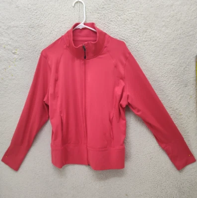 Chaqueta para mujer C9 by Champion XXL rosa mezcla de polietileno cremallera completa manga larga ropa deportiva Foto 1 de 4