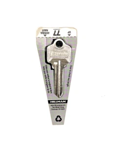 Hillman Brass Blank Key #77 Cassette G Sold Each - Picture 1 of 2