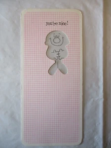 Hallmark Contemporary Cards Greeting Card You're Nice Clear Through! No Envelope - Picture 1 of 6