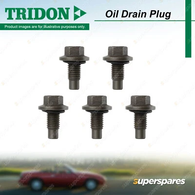 5Pcs Tridon Oil Drain Plugs for Alfa Romeo 159 Brera Spider 939 2.2L 2006-2011 - image 1 of 2