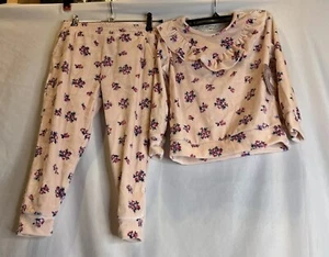 Btween 3 PC Soft Pink Velour Outfit Super Soft Ruffle Elastic Waist TAGS Kids 6 - Picture 1 of 11