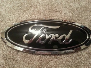 2015-20 Ford F150 PLATINUM EDITION TAILGATE emblem 5.25" custom GLOSS black NEW - Picture 1 of 4