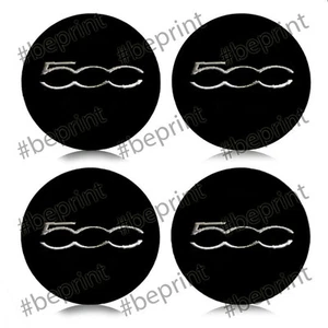 4 ADESIVI COPRIMOZZO COPPA RUOTA FIAT 500 DIAMETRO 6,5 cm - Foto 1 di 1