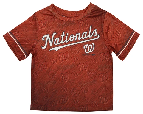 Outerstuff Washington Nationals MLB Toddler Subliminal Graphic Tee & Short Set Cover