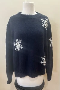 Wooden Ships Damen X/S Snowstorm Mohair Wollmischung Pullover blau weiß Oversized - Bild 1 von 10