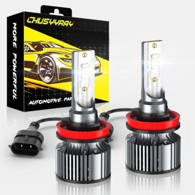 Kit de bombillas de haz bajo de faros LED blancos 2X H11 6500K para Ford Edge 2015-2020 Foto 1 de 4
