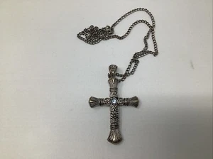 Antikes Kreuz 24" Halskette Kette N#2 - Bild 1 von 1