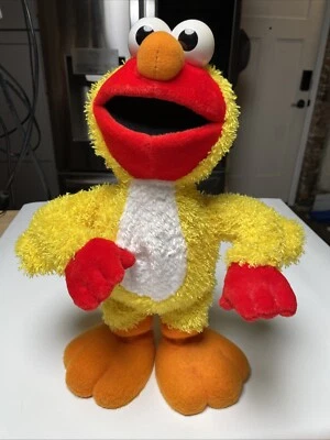 Juguete Elmo Danza Pollo Plaza Sésamo 2001 Fisher Price Mattel Baila Canta Charlas Foto 1 de 4
