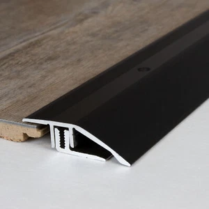 PROVISTON Anpassprofil Alu | 44 x 7 - 15 x 1000 mm | Bronze Dunkel | Höhenprofil - Bild 1 von 3