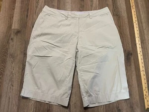 IZOD Shorts, Women's Size 16R, Khaki Tan, Chino Shorts - Picture 1 of 9