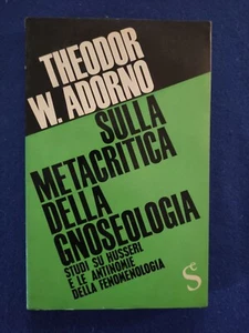 Sulla metacritica della gnoseologia Theodor Adorno - Foto 1 di 10