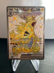 Pokemon Card Tyranitar EX 211/197 Ossidiana Infuocata New Ita Mint - Foto 1 di 2