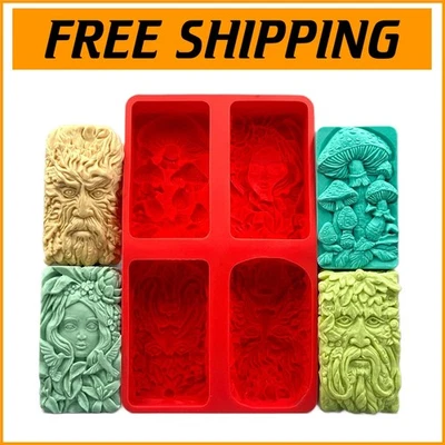 Premium Quality Silicone Mold with 4 Celtic Designs for Soap and Resin Art - Image 1 of 4