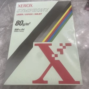 Xerox Symphony Colored Printer Paper A4 80gsm (500 Sheets) Green NEW - Picture 1 of 2