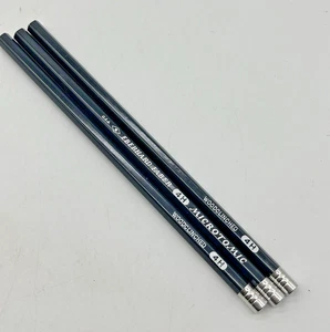 NOS Set of 3 Eberhard Faber Microtomic 600 4H Unsharpened Pencils Woodclinched - Picture 1 of 3