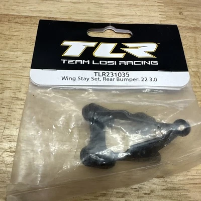 Team Losi Racing TLR231035 Rear Bumper Wing Stay Set Losi 22 3.0 - Image 1 of 4