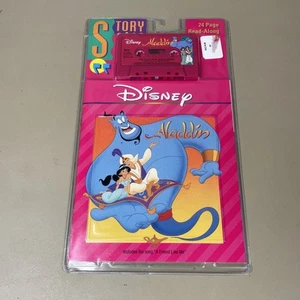 Walt Disney - Aladdin Read-Along Book and Tape, NEW - Picture 1 of 8