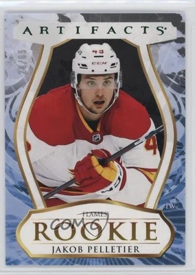 2023 Upper Deck Artifacts Rookies Polychrome /65 Jakob Pelletier #197 Rookie RC - Image 1 of 2